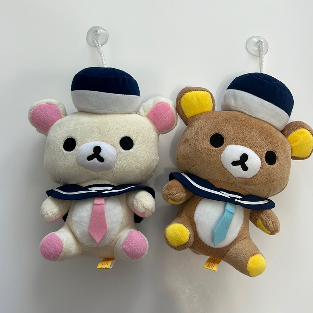 Rilakkuma + Korrilakuma 8in Stuffed Animals